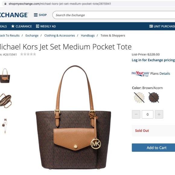 Authentic Michael Kors Jet Set Medium Pocket Tote - Picture 16 of 16